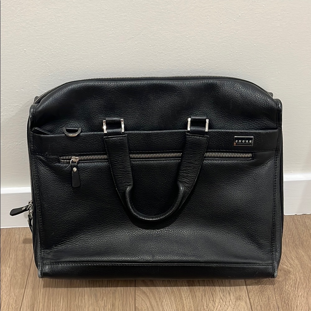 Cross Black Leather Briefcase